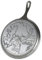 Lodge Wildlife Series-26,7 cm, piastra in ghisa con scena alci, 26,7 cm, nero