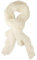 fashionchimp BASIC-Schal für Damen mit weichem Fransensaum, Tuch in leichter Qualität mit Baumwolle, einfarbig (Weiß)