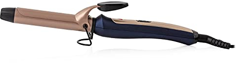 Carmen C81060BC Twilight 25 mm Curling Tong with Keratin Protech Coating, Non-Slip Clamp, Blue and Champagne