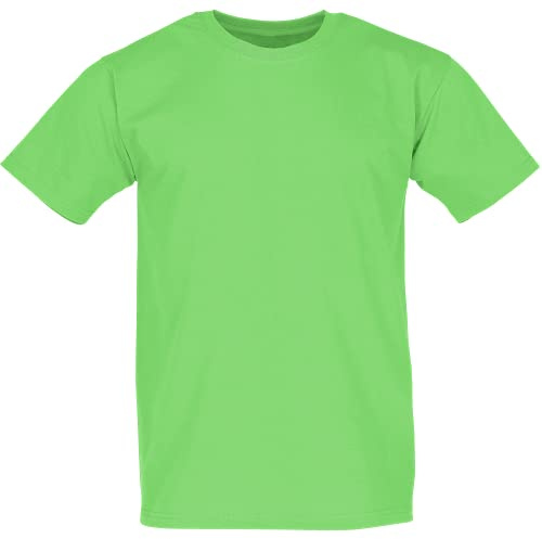 Fruit Of The Loom Basic Men's Short-Sleeve T-Shirt - Green - 3XL