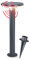 esotec Solar PIR-Standleuchte für außen AREZZO | Edelstahl-Gehäuse | LIFEPO4 Akku | PIR Bewegungsmelder LED Solarleuchte Außenleuchte Gartenbeleuchtung | METALL IP44 schwarz H=49,5cm 102742