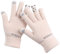 OuLi Store®Herbst Winter Warme Woll-Touchscreen-Handschuhe Frauen Männer Fünf Finger Plaid Handschuhe Frauen Schöne magische Handgelenkhandschuhe (Panda-Beige)