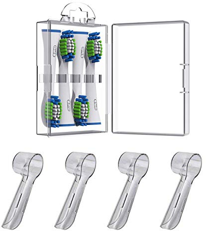 Ph Pro Heat Aufbewahrungsbox für elektrische Zahnbürstenköpfe für Oral B – Schutzhüllen für elektrische Bürstenköpfe für Oral B – Hygienische Schutzbox