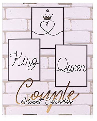 accentra Beauty Adventskalender King & Queen Für Paare Mit 24 Bade-, Körperpflege & Accessoires Produkten Für Eine Abwechslungsreiche Und Verwöhnende Adventszeit