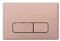 StarBlueDisc Betätigungsplatte für Geberit Delta UP100 und Sigma UP320 Vorwandelemente (Rose Gold)