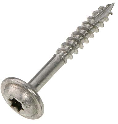 Tellerkopfschrauben 4,5 x 40 mm, Edelstahl A2-200 Stück, TX 20, ETA Zulassung, Teilgewinde