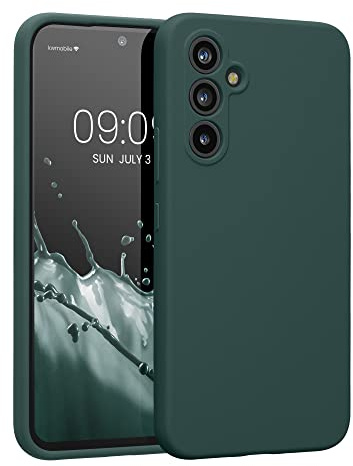 kwmobile Hülle kompatibel mit Samsung Galaxy A54 5G - Hülle Silikon gummiert - Handyhülle - Handy Case in Blaugrün