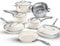 GOTHAM STEEL Set di pentole e padelle in ceramica da 12 pezzi Set di pentole antiaderenti, Set di pentole e padelle, Set di pentole da cucina, Set di pentole in ceramica, Set di pentole non tossiche