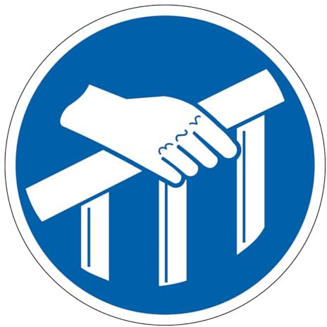M239 - Rampe halten - Schild und Pflichtschild - Maße wählbar