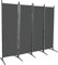 Yakimz Paravent Raumteiler Trennwand Stellwand, Zaunfeld stabilen, blickdichter Faltbar, robuste und langlebige verstellbar 200 * 170cm Anthrazit