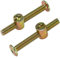 Lot de 10 boulons et écrous M6 pour meubles, boulons de lit à six pans creux, vis et écrous (50 mm)