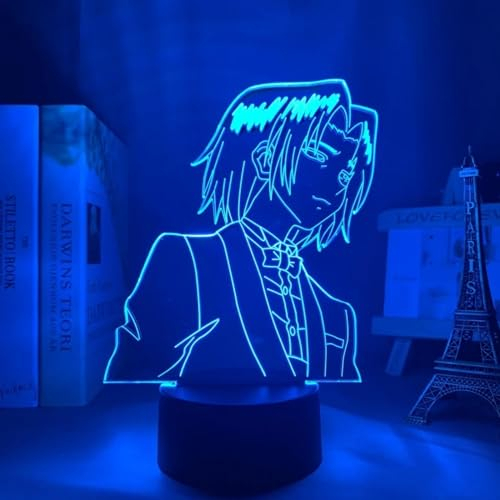 ItoNC Anime Hunter X Hunter Feitan 3D für Schlafzimmer Decor Zimmer Tisch Geburtstagsgeschenk Acryl Hxh -16 Farbe
