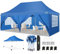 COBIZI Faltpavillon 3x6 Wasserdicht Stabil, Pavillon 3x6, Partyzelt mit 6 Seitenwänden, Upgrade-Hochdach und Tragetasche, Outdoor Pop Up Gartenpavillon für Fest, Hochzeit, Picknick, Markt, UV 50+