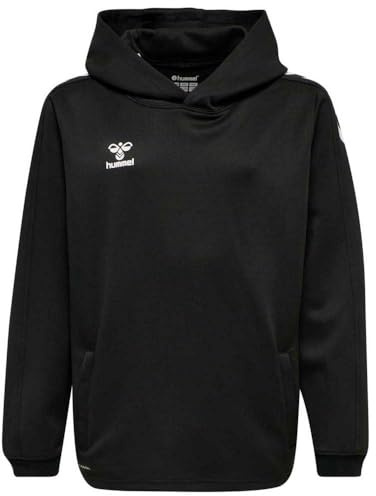 hummel hmlCORE XK Poly Kids Sweat Hoodie, Black/Black, 164