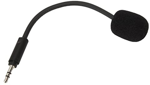 Plyisty Game-Headset-Mikrofon, 3,5 Mm Abnehmbares Mikrofon mit Geräuschunterdrückung, Ersatz für G735, Leicht, Biegbar