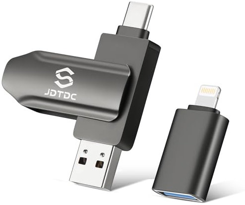 Photo-Stick-USB-Flash-Drive 128GB Secure Auto Photo Backup Device for All Devices | Automatic Photo & Video Backup Device iPhone-Thumb-Drive Photo-Finder-Memory-Stick Easy-Photo-Saver External Storage