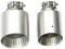 Auspuff Pfeife 51 54 57 60 63 Mm Matt-Edelstahl-Auto-Auspuffrohr Universal-Auspuffanlage Für VW Für GTI MK7 Für Golf 7 Düsenschalldämpfer 1 Stück Abgasrohrleitungen(ID57MM OD101MM)