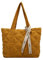 oukesin Umhängetasche Tasche Damen Puffer Tragetasche Tasche mit Reißverschluss für Alltag/Büro/Schule, Gelb