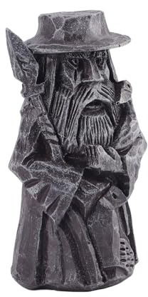 HAOHIZE Nordische Götter-Statuen, Odin Ulfhednar Statue, nordische Wikinger-Mythologie-Figuren, nordische heidnische Ornamente, Kunst für Heimbüro-ation (Audding - Long Gun)