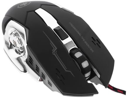 UKCOCO Souris De Jeu Filaire Ergonomique avec Rétroéclairage LED Dpi pour Pc Et Ordinateurs Portables