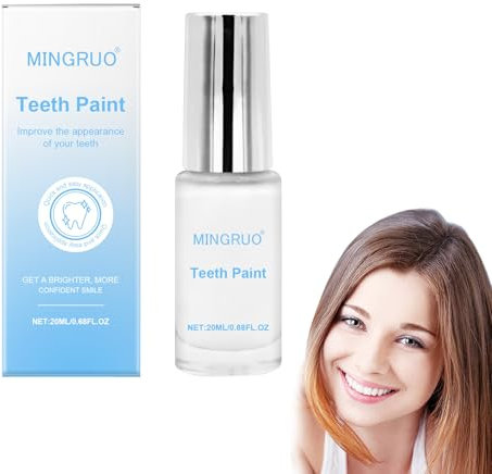 MINGRUO Vernice Per Denti, Gel Sbiancante per Denti, Smalto Sbiancante per Denti, Vernice Sbiancante Istantanea dei Denti, Vernice Sbiancante per Denti, Vernice Bianca per Denti Sensibili
