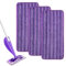 CATOR 3Pcs Lingettes Reutilisable pour Swiffer WetJet Wood, Mop Pads Microfibres, Serpillières en Microfibre Remplacement, Serpillières en Microfibre Lavable à Motif de Vague, Balai Spray, Chiffons