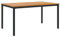 vidaXL Gartentisch 150x90x75 cm aus massivem Akazienholz und Metall
