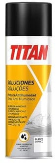 TITAN Pintura Antihumedad y Antisalitre Blanco en Spray 500 ml