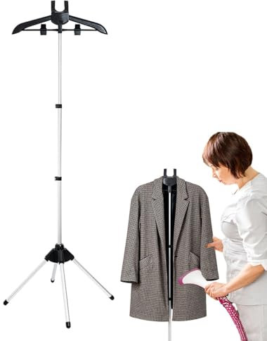 Genérico Perchas para Plancha De Vapor - Soporte De Planchado Vertical, Colgador De Ropa De Pie para Planchar Longitud Ajustable, para Hogar, Hotel, Sastre's Shop, Ropa