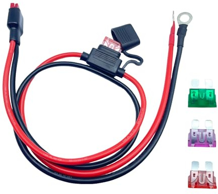 65CM 12AWG Anderson Power Kabel mit O-Ring Klemmen für mobile Powerstationen/Solargeneratoren im Automotive-Bereich
