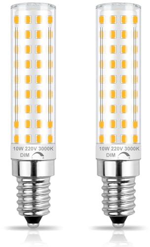 XIMNCHNI Dimmbar E14 LED Lampe Warmweiß 100W Halogen Ersetzt, E14 LED Leuchtmittel Corn Light 10W, 900LM AC220-240V Energiesparlampen für Schlafzimmer Wohnzimmer, 2 Stück