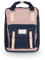 Doughnut Macaron mehrfarbiger Reiserucksack für Damen, College, leicht, für Pendler, Freizeit, Tagesrucksack, Rucksack, 16 l, Hellrosa, X Marineblau, Einheitsgröße, Makrone