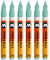 Molotow One4All 127HS Acryl Marker (2,0 mm Strichstärke, hochdeckend und permanent, UV-beständig, für fast alle Untergründe) 6 Stück Farbe 020 lago blau pastell