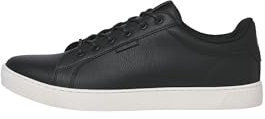 JACK & JONES Jfwtrent Pu Anthracite 19 Noos, Men’s Low-Top Sneakers, Grey (Anthracite Anthracite), 12 UK (46 EU)