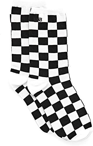 VANS Ticker Womens Crew Socks (BLACK CHECKERBOARD)