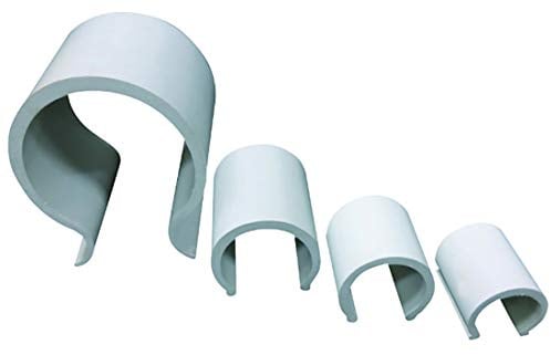 CLIPS PER SERRE IN PLASTICA CONFEZIONE 1KG SENZA ALETTE VARIE MISURE DIAMENTO 25 - DIAMETRO 32 (Ø 32)