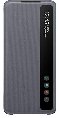 Samsung Galaxy S20+ Case, Official S-View Flip Cover (Gray)