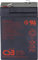 CSB Battery GP 645 Onduleur de veille GP645F1 Batterie au plomb 6 V 4,5 Ah en plomb non tissé (AGM) 70 x 107 x 48 m