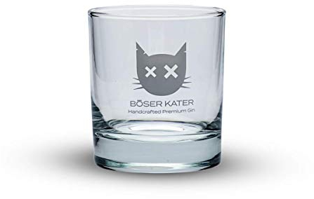 Böser Kater Tumbler | Cocktailgläser | Gingläser | 6er Set | Hochwertiger Aufdruck | 315 ml Fassungsvermögen