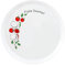 Bormioli Rocco 844768 Pomodoro Set Piatti Pizza, Vetro Opale, Bianco, 33,5 Cm