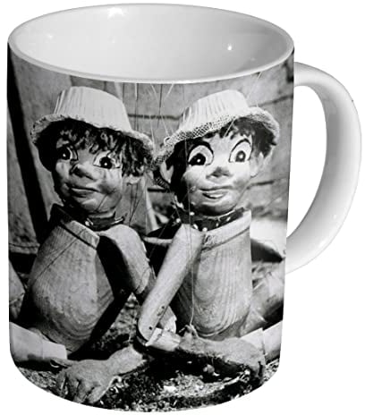 Profiles Bill and Ben The Flower Pot Men Great BW Ceramic Coffee Mug / Cup