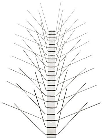 Mosali Edelstahl Taubenspikes – 6-Reihiger, Hochwirksamer Vogelschutz für Balkon, Dach und Fensterbank – Wetterfest & Rostfrei – Größen 1m, 3m, 5m, 10m, 25m (5 Meter)