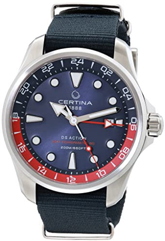 Certina Herrenuhr GMT Automatik DS Action Blau/Rot C032.429.18.041.00