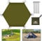3x3m Lona de Suelo para Tiendas de Campaña Lona Multiusos Impermeable para Acampar Al Aire Libre Resistencia A La Humedad Toldo Senderismo Picnic Suelo Camping Exterior