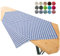 heimtexland ® Tischdecke Mitteldecke Biertisch Garten Tischdeko Landhaus Typ861 Vichy Karo Blau 90x90 cm