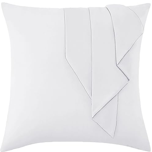Vielit Kissenbezug 80x80 Weiss Weich Kopfkissenbezug 80x80 2er Set Mikrofaser Kissenbezüge 80x80 Pillowcase Deko Kissenhülle Für Kissen 80x80 Öko-Zertifikat Resistent Hypoallergen
