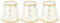 Airshi Abat-jour en Tissu Moderne Léger 3 Pièces Clip sur Abat-jour en Tissu Portable pour Ampoule E14 pour Lustres (11)