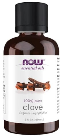 NOW Foods - Huile Essentielle de Clou de Girofle | Arôme puissant pour nettoyage et bien-être - 59 ml