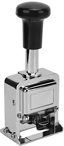 Automatischer Nummernstempel, Tragbares Automatisches Nummerierungsgerät, Robust, Selbstfärbender Nummernstempel, Professioneller 5-stelliger Automatischer Sprungnummerierer Mit Ziffernstift Und Tinte