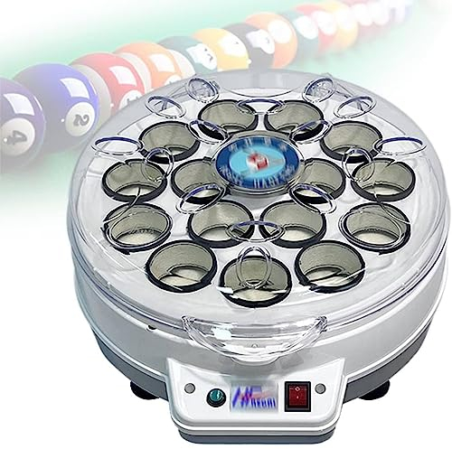 Pool Ball Polierer Billard Reinigung Maschine, Pool Ball Polieren Reinigung Maschine, 16 Bälle Snooker Clean,16-Ball